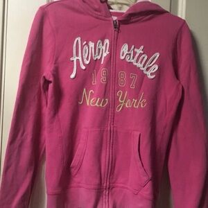 Aeropostale ~ Women’s ~ Hoodie ~ Small ~ Full Zip ~ Pink